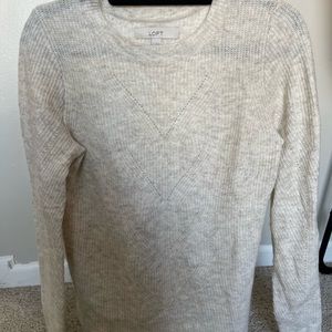 Loft Oatmeal Sweater